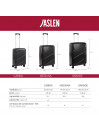 Medium sized Orleans hard/soft suitcases with 58 L capacity