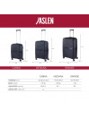 Bremen medium sized hard/soft suitcases with capacity of L