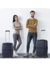 Bremen medium sized hard/soft suitcases with 61 L capacity
