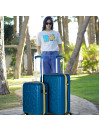 Set of luggage (Cabin and Median) Lois rigid with capacity of 90 L color