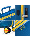 Small rigid cabin suitcase Lois Zion model with capacity of 30L and color USB port