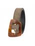 genuine leather belt 30mm burgundy