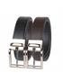 reversible genuine leather belt 35mm petrol