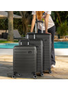 Nantes rigid medium suitcases with L capacity