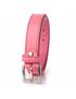 cinturon piel genuina 25 mm rosa 100