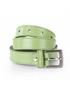 cinturon piel genuina 25 mm verde 90