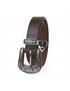 genuine leather belt 25mm violet