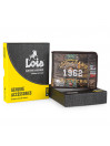 Carteira masculina de Lois Rundle em couro